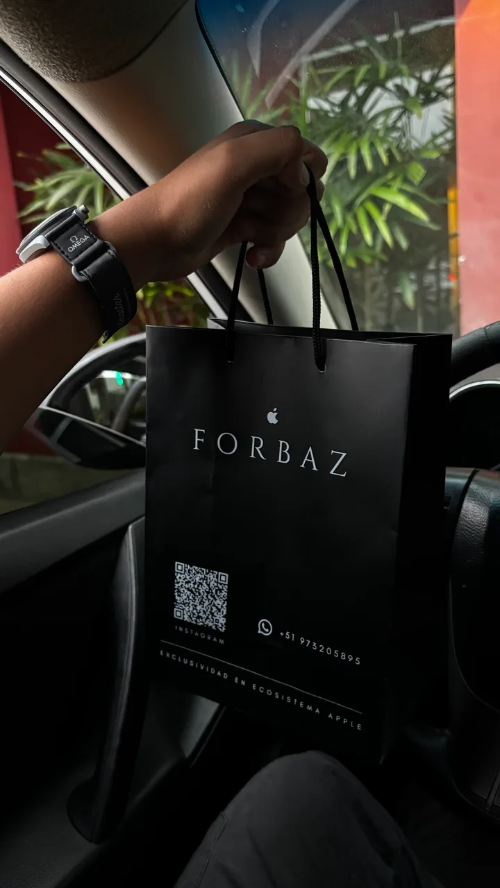 Pedido Forbaz entregado en su bolsa de marca