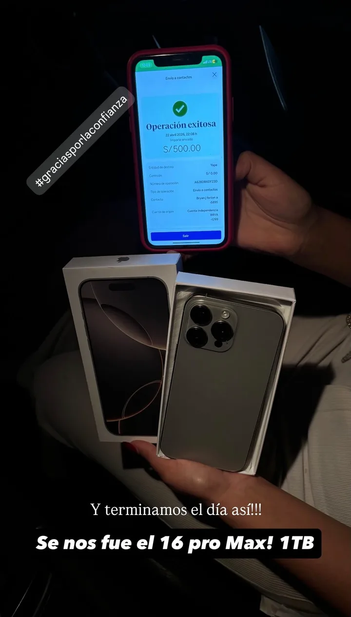iPhone 16 Pro Max de 1TB entregado